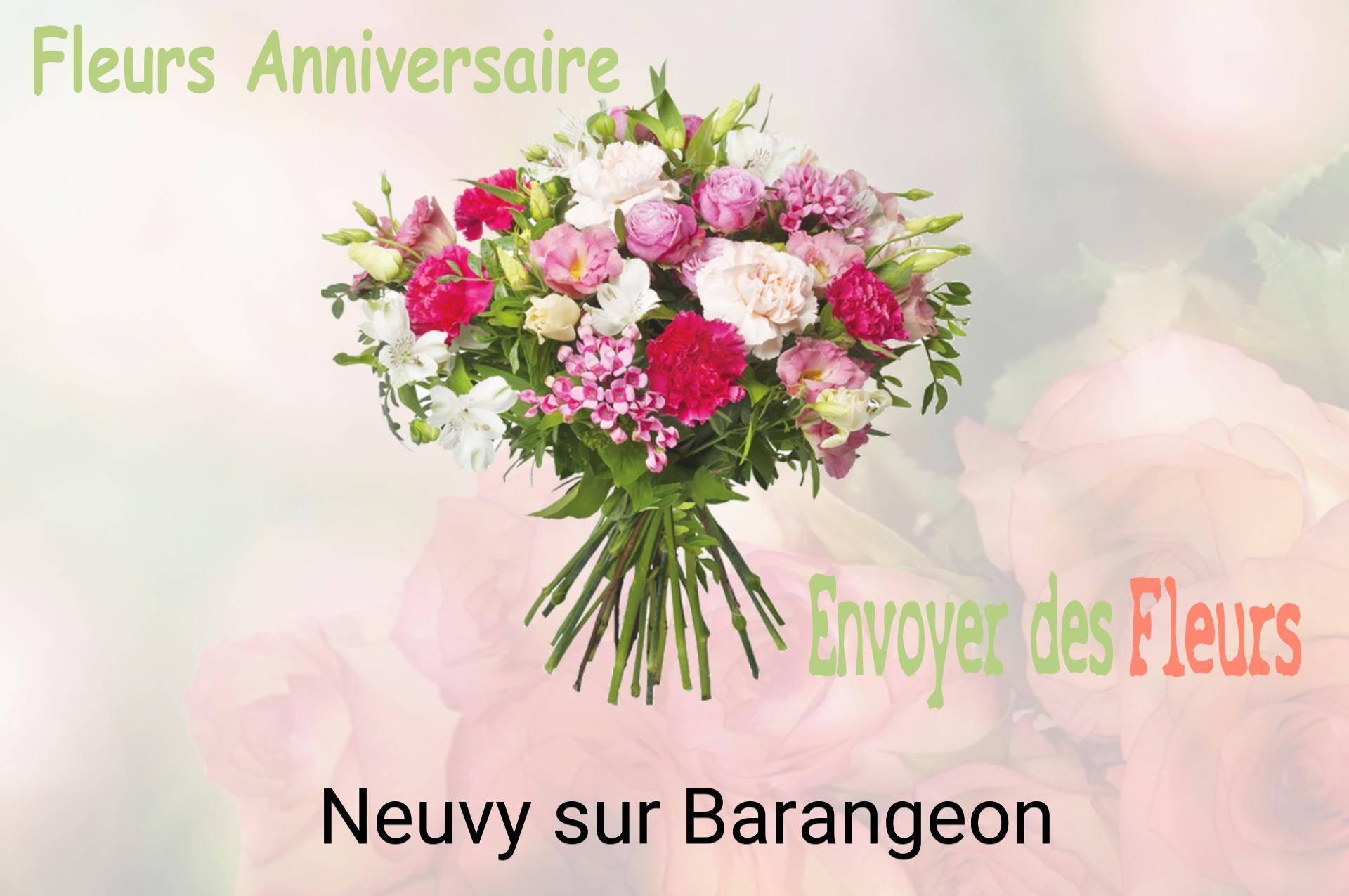 Bouquet de fleurs d’anniversaire livré à Neuvy-sur-Barangeon